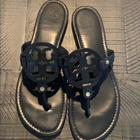 Tory Burch Shoes - Tory Burch Miller Black Sandals